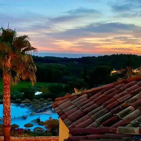 Tres Bel Appartement Vue Mer - Piscine - Tennis Et Golf Saint-Cyr-sur-Mer Exterior photo